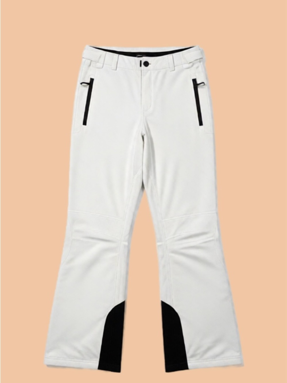 Women’s White and Black Hooded Winter Jacket and Matching Snowpants - Picture 2 of 2